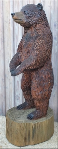 r bear grizzly motorsge kunst holzwerker kettensge chainsaw