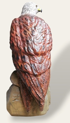 rotmilan gabelweihe holz schnitzen motorsge kettensge holzwerker carving