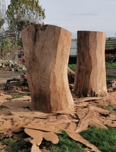 bank eckbank eiche schnitzen motorsge kettensgen holz garten jochen adam holzwerker