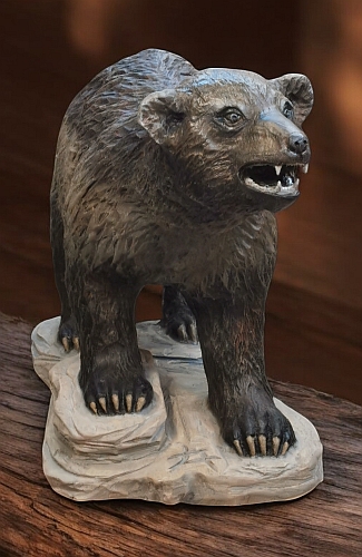 vielfrass j�rf fjellfr�s motors�genkunst kettens�genkunst schnitzen holzwerker jochen adam holz