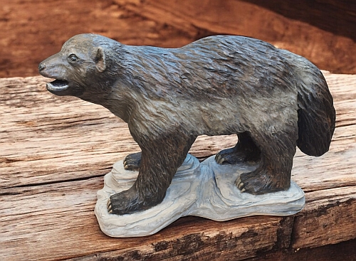 vielfrass j�rf fjellfr�s motors�genkunst kettens�genkunst schnitzen holzwerker jochen adam holz